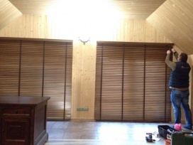 жалюзи деревянные горизонтальные