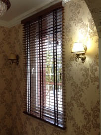 деревянные жалюзи на балкон