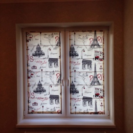 римские шторы изображение