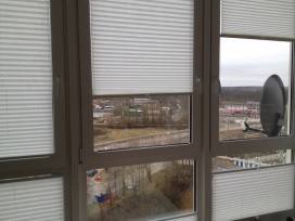 жалюзи плиссе фотография