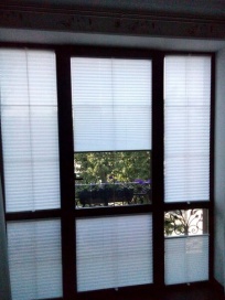 жалюзи плиссе фотография